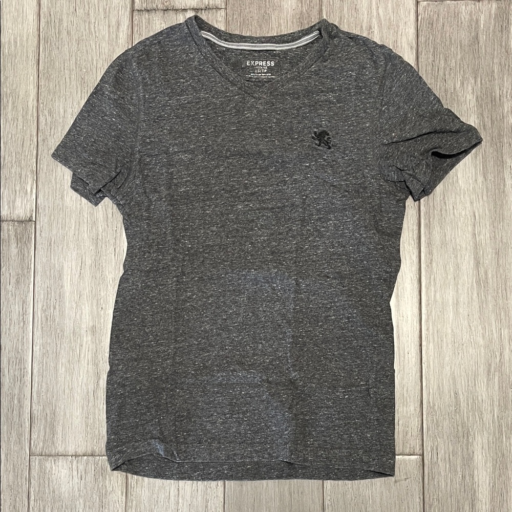 Express Men's Charcoal Heather Tee